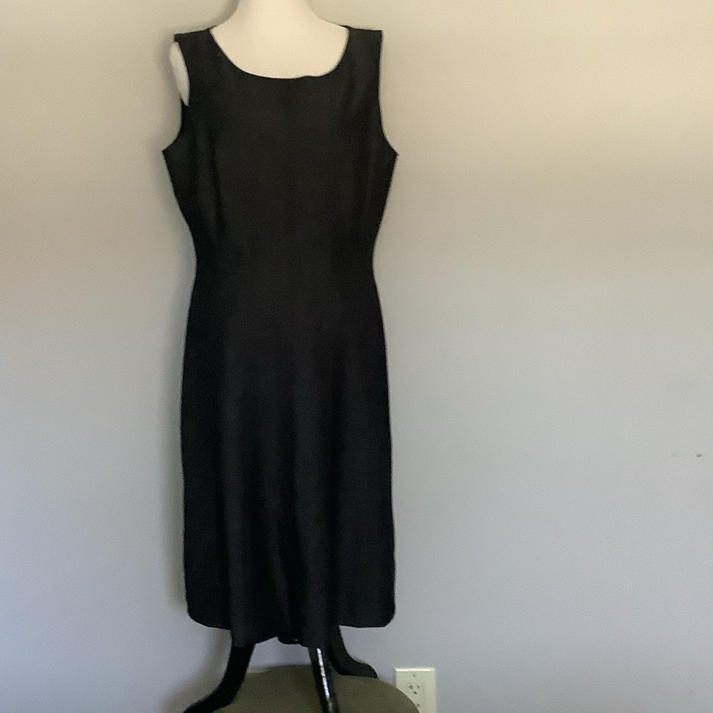 Classic Dark Gray Jones New York Sleeveless Dress, size 12